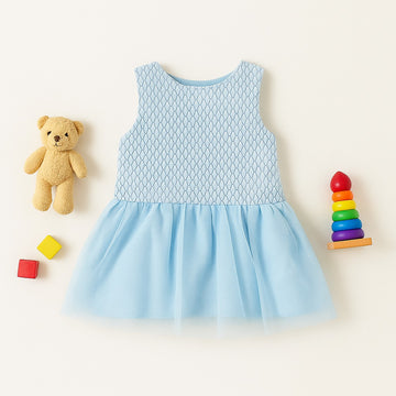 Frost Petal Sleeveless Frock